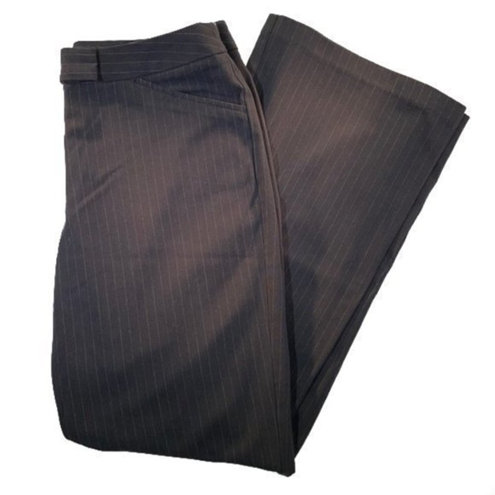 Nicole Miller | Classic Charcoal Pinstripe…